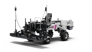 Manufacturer product photo of a ride-on laser screed of the type used for large floor slabs